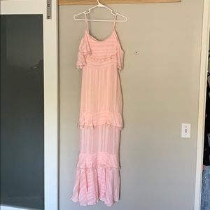 Brand new light pink maxi dress